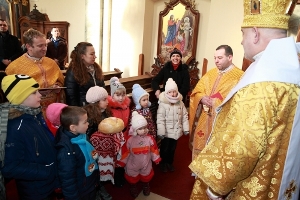 Першу Різдвяну просфору в Будапешті очолив владика Йосиф Мілян Першу Різдвяну просфору в Будапешті очолив владика Йосиф Мілян